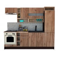 Bucatarie COSSY NEW 250 A1 Wenge / Decor K004